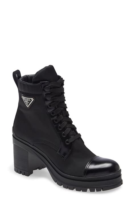 prada boot sale|prada block heel combat boots.